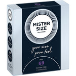 Mister Size Talla 69 caja 3 uds extrafino - Mister Size - Comprar preservativos o condones