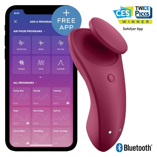 Panty Satisfyer Sexy Secret con app - Satisfyer - Vibradores para braguita a control remoto