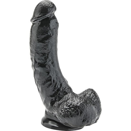 Consolador con testiculos 20,5 cm negro - Toyjoy - Dildos o Consoladores