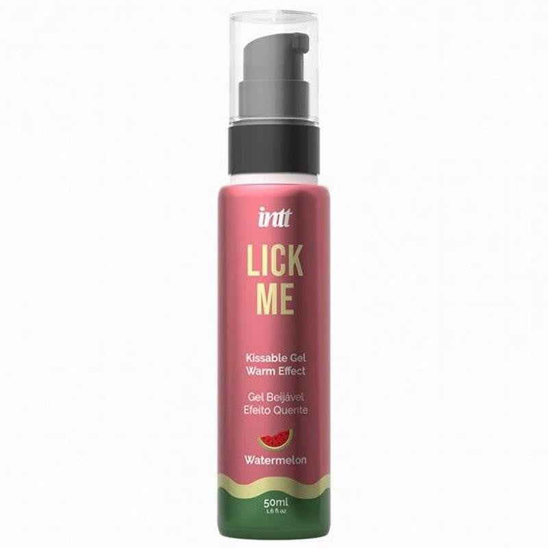 Lick Me Gel Lubricante Efecto Calor Sabor Sandía - Intt - Lubricantes sexuales