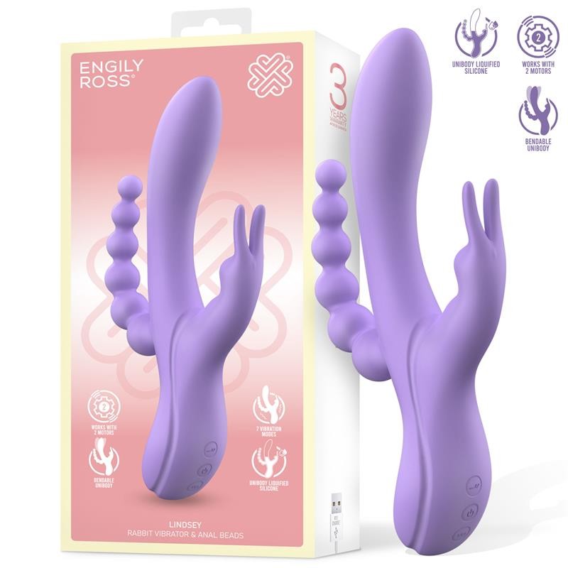 Vibrador Triple Lindsay - ENGILY ROSS - Vibradores (3)