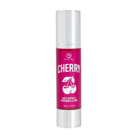 Lubricante 2 en 1 Efecto Calor Cereza - Secret Play - Lubricantes sexuales