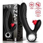 Niza Vibrador con Calor y Triple Lengua Estimuladora de Clítoris - Intoyou - Vibradores