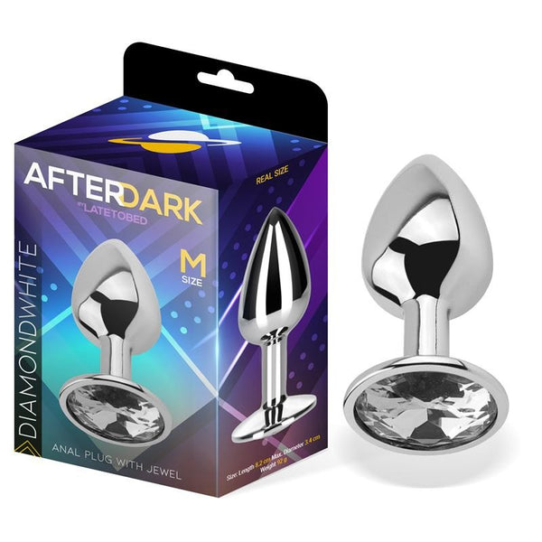 Plug Diamante blanco M - AfterDark - Plugs anales