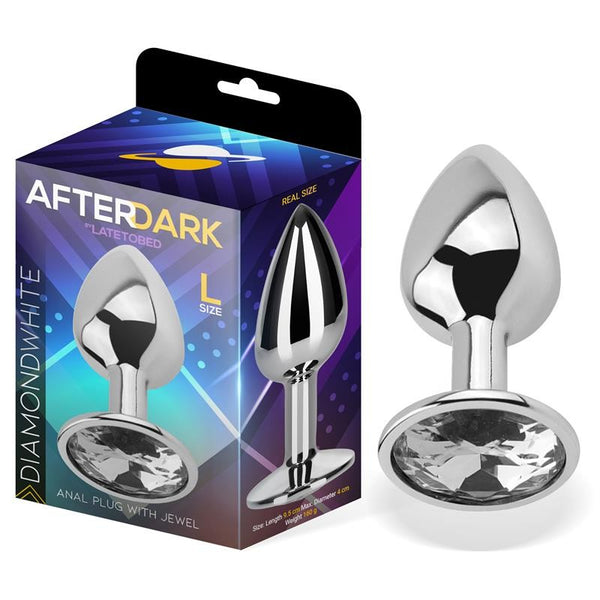 Plug Diamante blanco L - AfterDark - Plugs anales