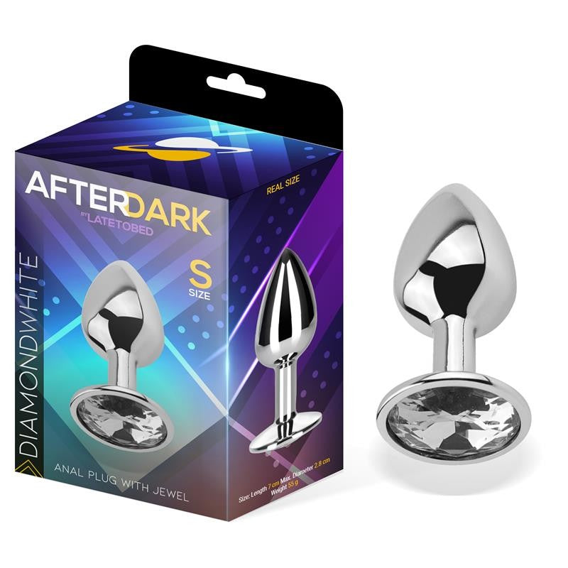 Plug Diamante Blanco S - AfterDark - Plugs anales