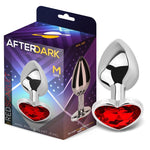Plug Anal Corazón Rojo Talla M - AfterDark - Plugs anales