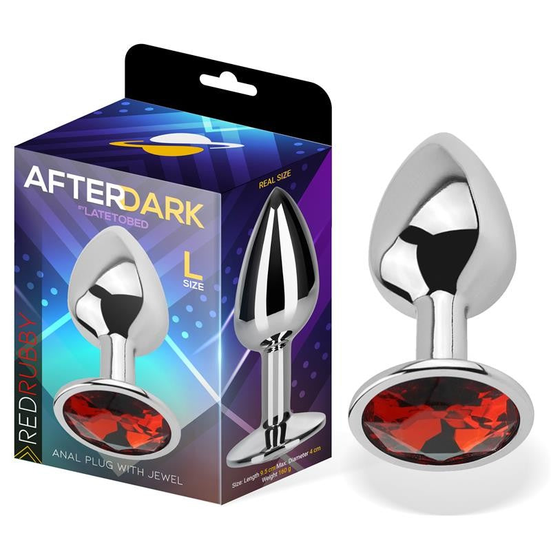 Plug Rubí Rojo L - AfterDark - Plugs anales