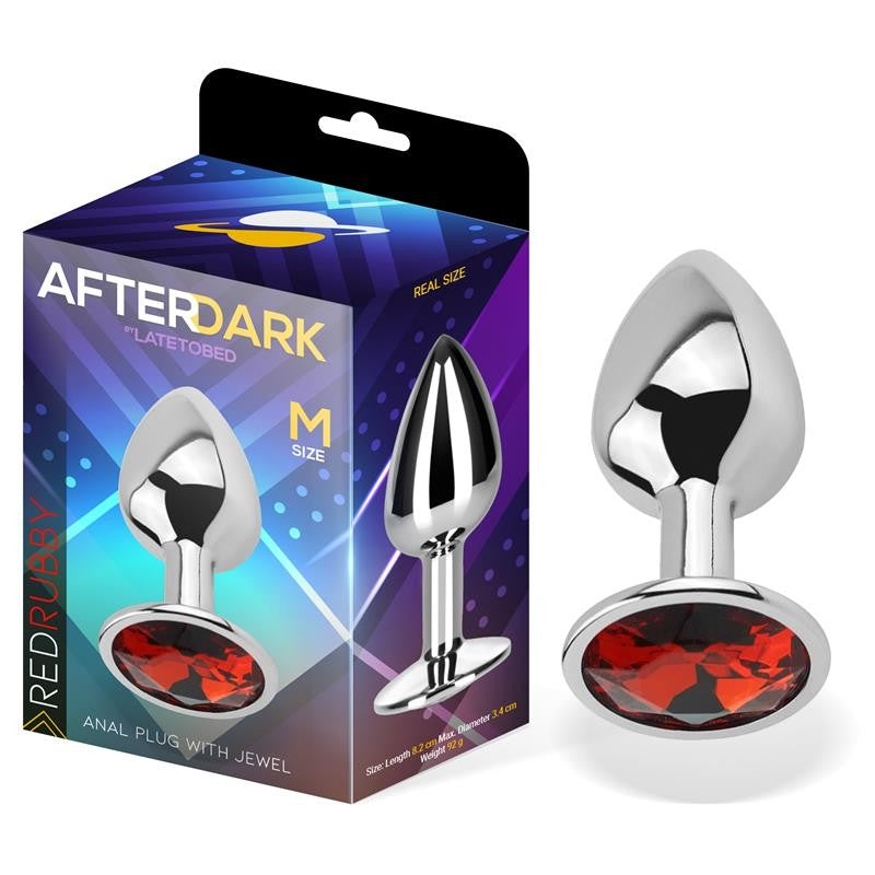 Plug Rubí Rojo M - AfterDark - Plugs anales