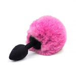Plug Anal con Pompón Rosa Talla S - AfterDark - Plugs anales