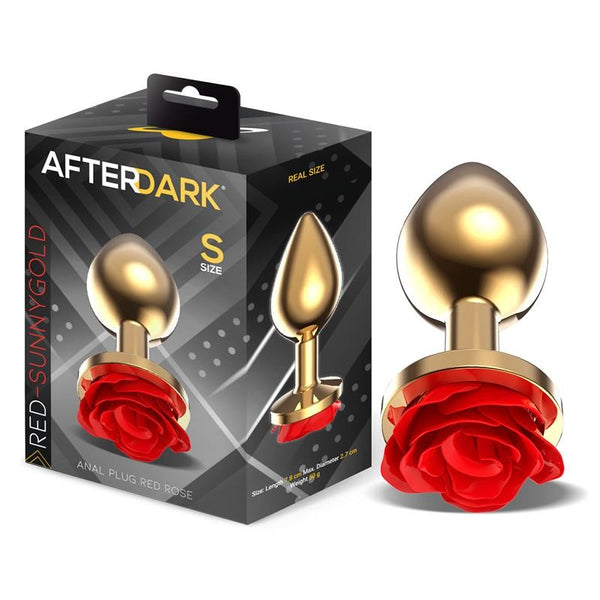 Bella Plug de Metal Dorado Talla S - AfterDark - Plugs anales