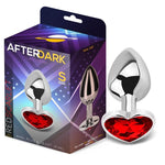 Plug Anal Corazón Rojo Talla S - AfterDark - Joyas Anales