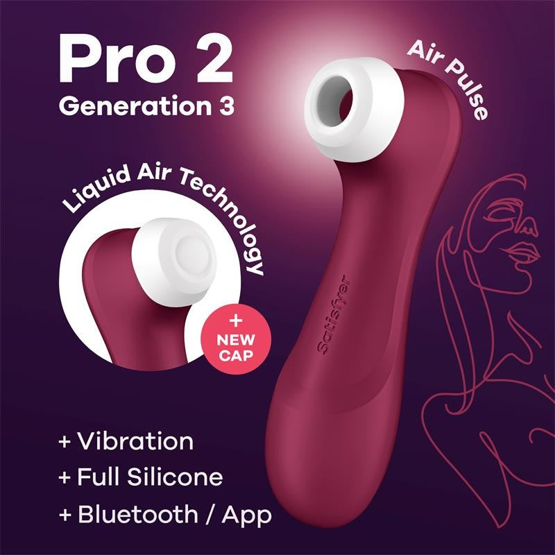 Pro 2 Generación 3 con App - Satisfyer - Vibradores