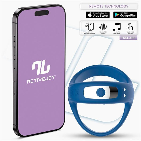 Rank Anillo Doble Vibrador con App - Intoyou App Series - Anillo vibrador para el pene (con y sin vibración)