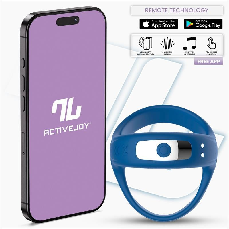 Rank Anillo Doble Vibrador con App - Intoyou App Series - Anillo vibrador para el pene (con y sin vibración)