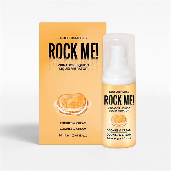 Vibrador Liquido Rock Me! Cookies and Cream 20 ml - Nuei - Estimulantes sexuales