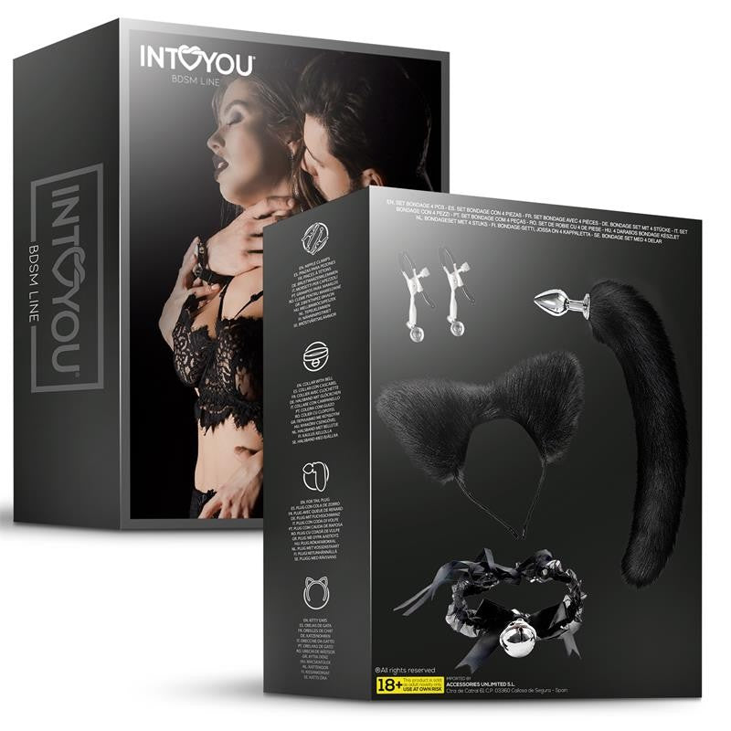 Set BDSM Cosplay Gatita 4 Piezas - Intoyou - Kits para BDSM (2)