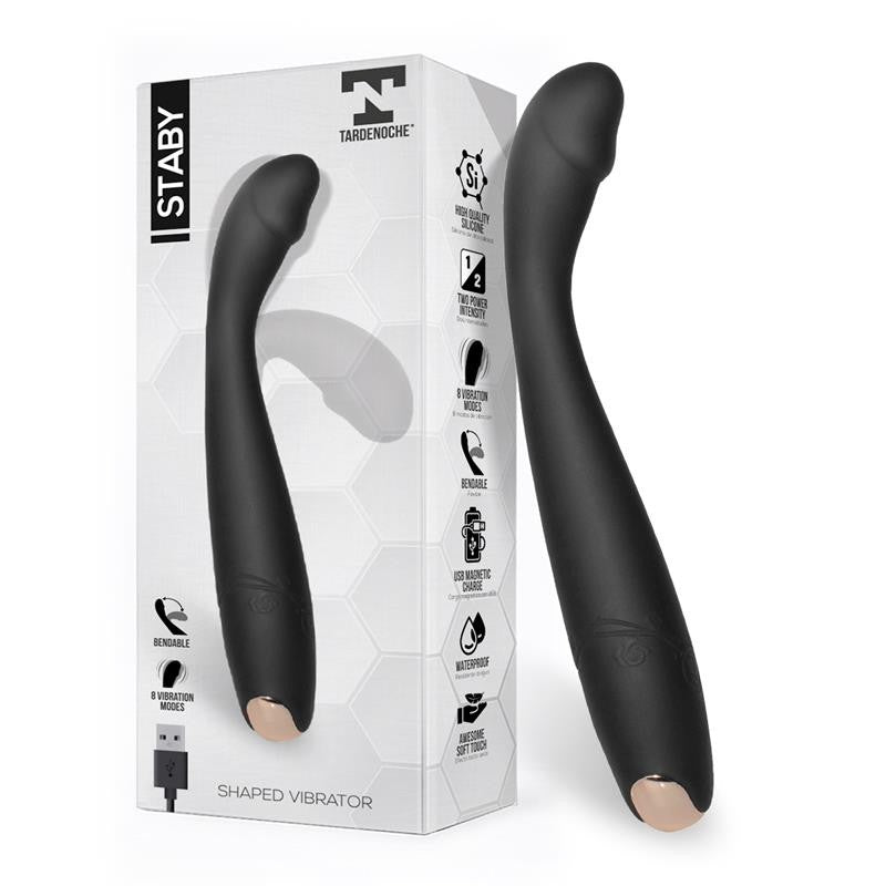 Staby Vibrador Silicona Flexible-Bendable 0