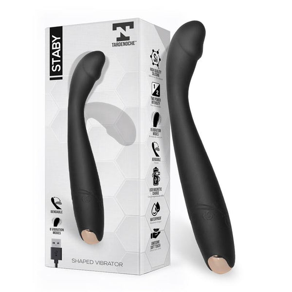 Staby Vibrador Silicona Flexible-Bendable 0