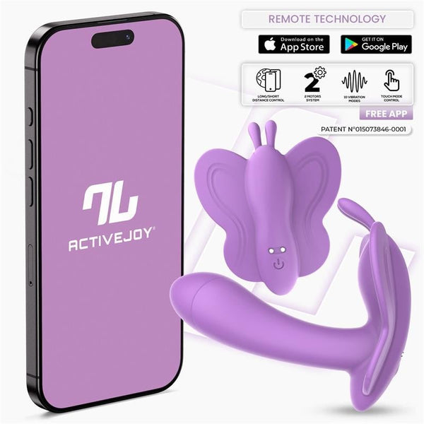 Wingy Estimulador Mariposa con APP - Intoyou App Series - Vibradores para braguita a control remoto