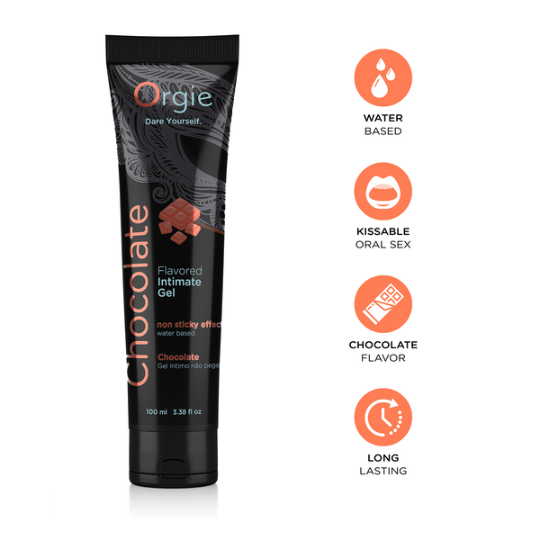 Lubricante sabor chocolate 100 ml - Orgie - Lubricantes sexuales