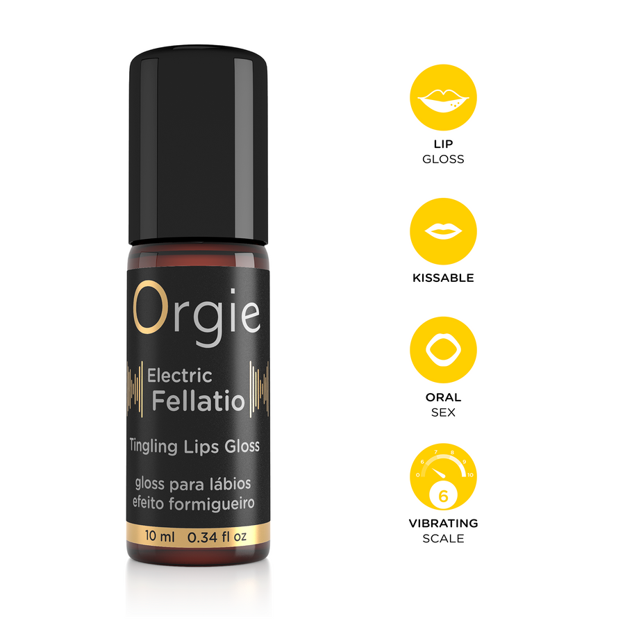 Lip Gloss Electric Fellatio 10 ml - Orgie - Estimulantes sexuales (3)