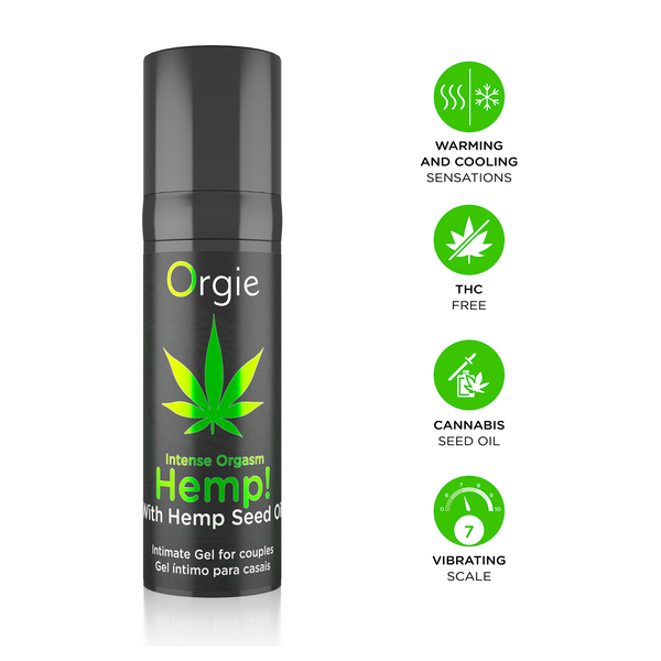 Aceite con semilla de cañamo 15 ml - Orgie - Estimulantes sexuales