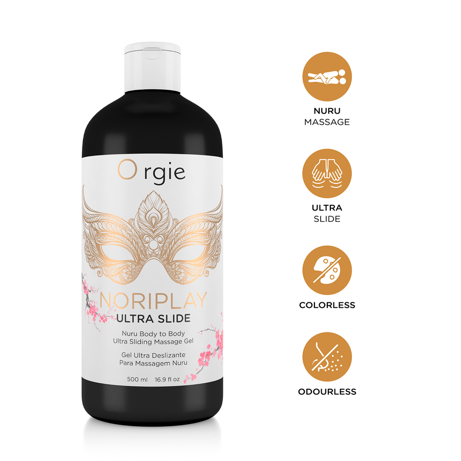 Noriplay Gel Para Masajes Nuru 500 ml - Orgie - Cremas y geles de masaje (3)