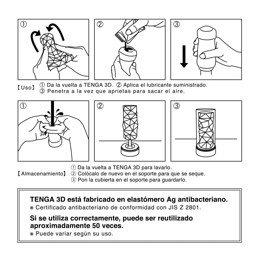 3D Module - Tenga - Masturbadores masculinos (3)
