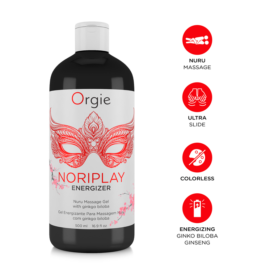 Noriplay Gel Energizante 500 ml - Orgie - Cremas y geles de masaje (3)