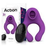 Sinqy Anillo Vibrador con Succionador de Clítoris 0
