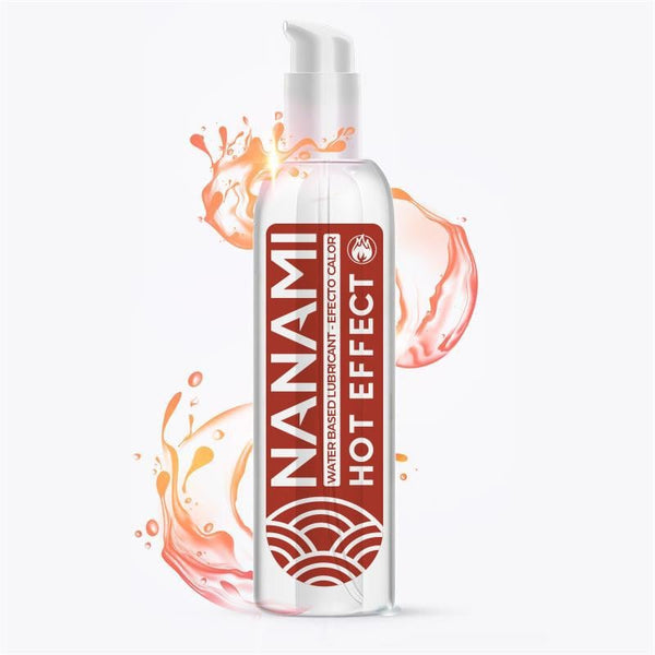 Lubricante base de agua Efecto Calor 150 ml - Nanami - Lubricantes sexuales