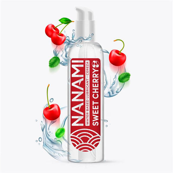 Lubricante base de agua Cereza 150 ml - Nanami - Lubricantes sexuales