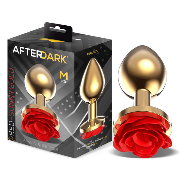 Bella Plug de Metal Dorado Talla M - AfterDark - Plugs anales