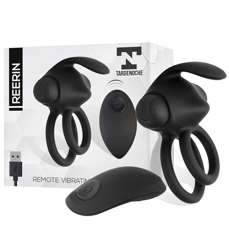 Anillo Doble Control Remoto - Tardenoche - Anillo vibrador para el pene (con y sin vibración)