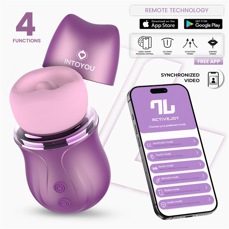 Suvi Estimulador de Clítoris 4 en 1 con App
