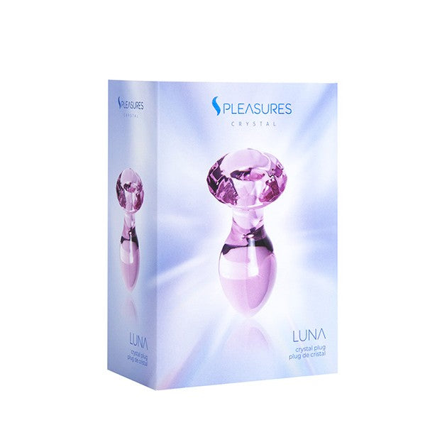 Plug Cristal Crystal Luna Rosa - S Pleasures - Plugs anales (2)