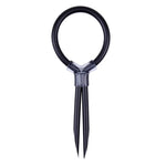 Anillo para el Pene Ajustable Stud Silicona Negro - Chisa - Anillo vibrador para el pene (con y sin vibración) (2)
