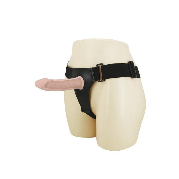 Arnés con Dildo Hueco y Vibración