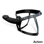 Arnés Strap-On con Dildo Hueco Silicona Talla S Negro - Action - Arneses con pene o dildo Strap-On (2)