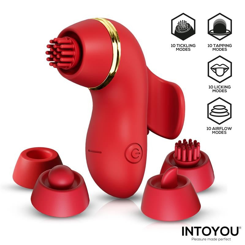 Beeny Estimulador con Succión, Tapping, Tickling y Licking - Intoyou - Vibradores (2)