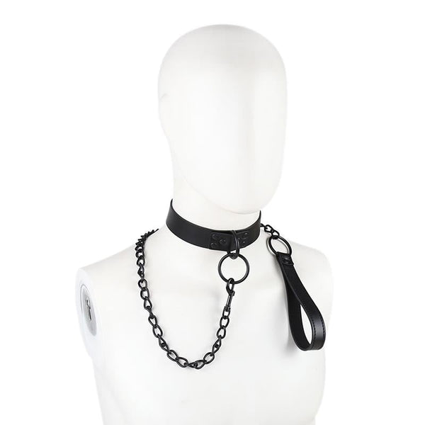 Collar con Correa Negro Fetish 1