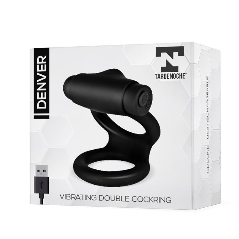 Anillo Doble Denver - Tardenoche - Anillo vibrador para el pene (con y sin vibración) (2)