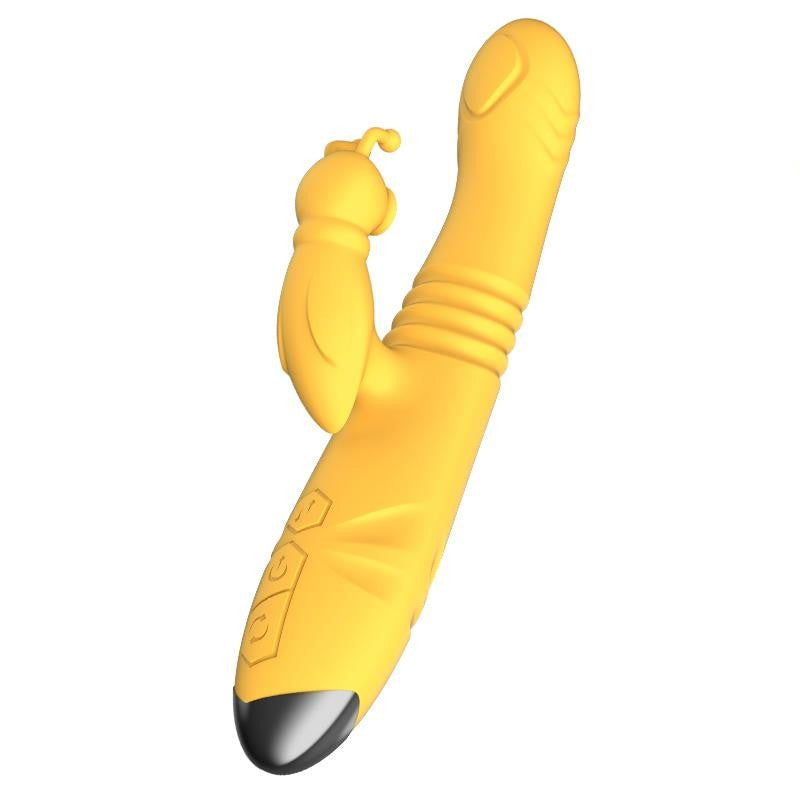 Honeybee Vibrador con Thrusting, Pulsación y Estimulador de Clítoris - ENGILY ROSS - Vibradores (3)