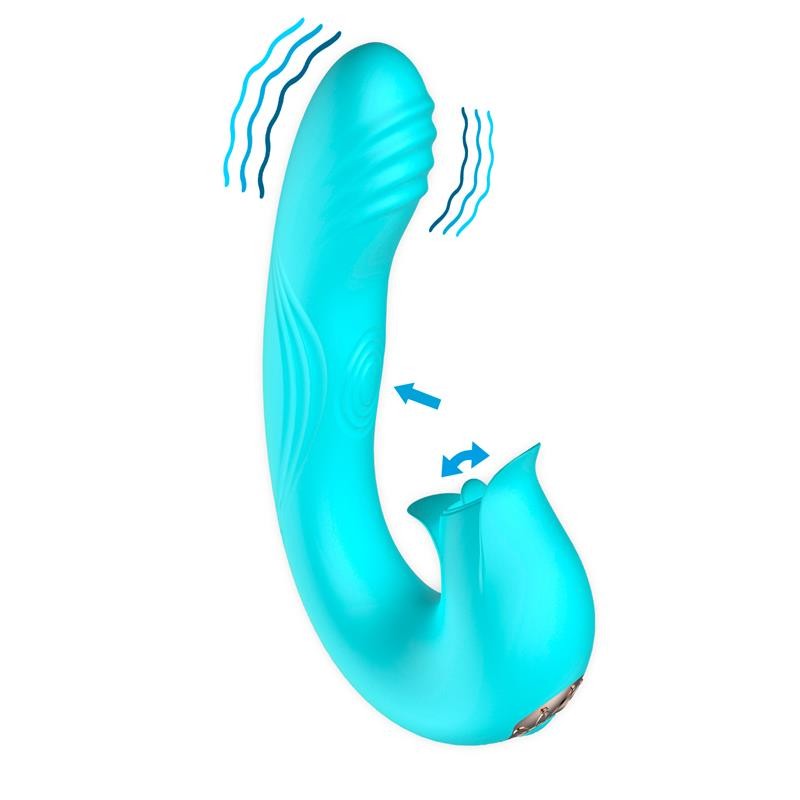 Hydra Vibrador 3 Motores y Lengua Estimuladora 1