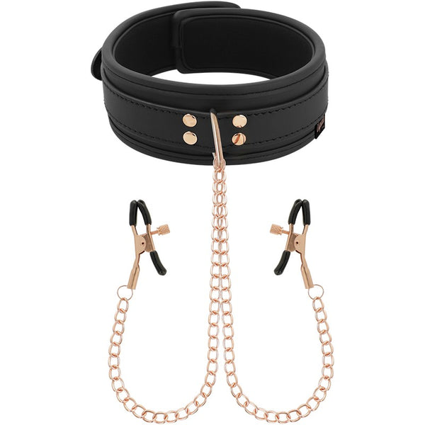 Collar Con Pinzas Para Pezones - Coquette - Kits para BDSM