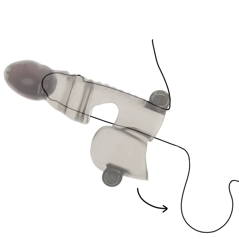 Funda pene y testículos con 3 motores - Ohmama - Fundas para el pene (2)