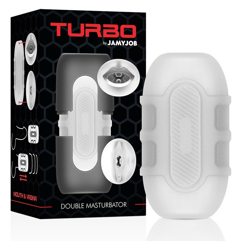 Masturbador doble Turbo - JamyJob - Masturbadores masculinos (4)