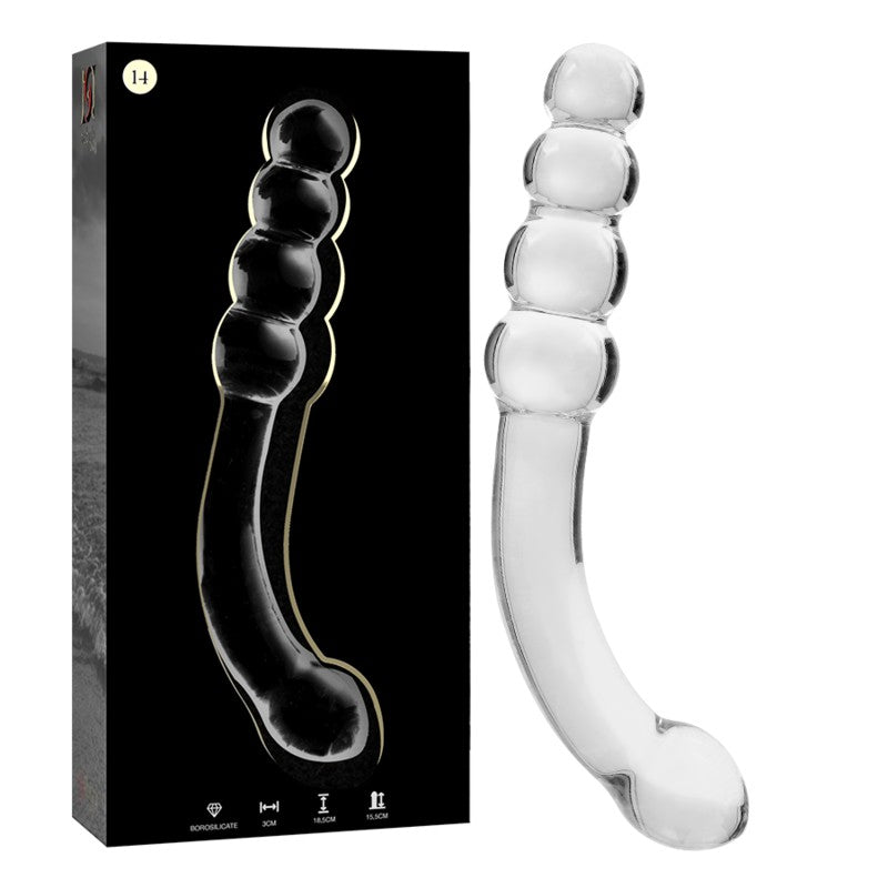 Nebula Dildo Cristal Modelo 14 Transparente - Ibiza - Dildos o Consoladores