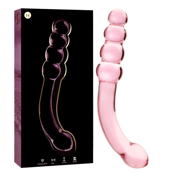 Nebula Dildo Cristal Modelo 14 Rosa - Ibiza - Dildos o Consoladores